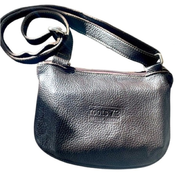 ROOTS 73 BROWN LEATHER CROSSBODY BAG PRELOVED - Picture 17 of 17